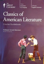 Classics of American Literature Course Guidebook American Literature price