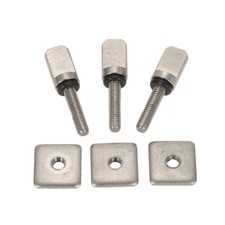 3 Surfboard Longboard Sliding Fin Screw & Fin Plate For Surfing New Fins (Outdoor) price