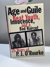 Age and Guile Beat Youth P.J. O'Rourke Hardcover Dust Jacket 1st Edition 1995⁠ Youth Books price