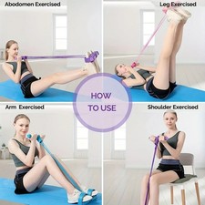 Pedal Tensioner Resistance Band Sit Up Assistant Home Gym Yoga Fitness Equipment Fitness Equipment price