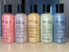 Philosophy 5 Piece Holiday Shower Gel Set - 3 oz Each New Sealed Philosophy Sets price