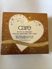Avon Care Rich and Creamy Cocoa Butter Gift set 2x Mini Cocoa Butter Favs Sealed Body Care Sets price