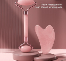 Jade Roller Gua Sha Facial Massager Beauty Tool Face Body Neck Eye Care Set AU Body Care Sets price