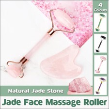 Gua Sha Jade Roller Facial Massager Beauty Tool Face Body Neck Eye Care Set AU Body Care Sets price
