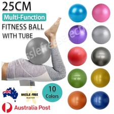 25cm Yoga Ball Exercise Pilates  Fitness Home Gym Equipment Stability  Balance Pilates Ball price