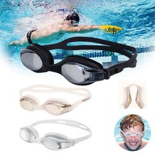 Adult Swimming Goggles Waterproof Anti-Fog Swim Glasses UV Shield Adjustable New Swim Goggles price