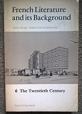 French Literature and Its Background, Vol. 6: The Twentieth Cent French Literature price