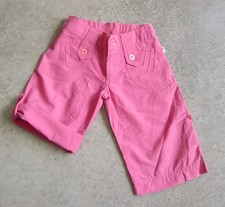 VINTAGE GUMBOOTS GIRLS PINK CROPPED PANTS ROLL UP TO SHORTS SZ 2 Girls' Trousers price