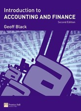 Introduction to Accounting and Finance, Black, Geoff Accounting Finance Books price