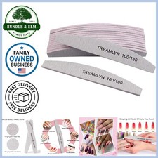 Nail File Set Heavy Duty Acrylic 100/180 Grit Manicure Pedicure Art Tools Manicure / Pedicure Supplies and Sets price
