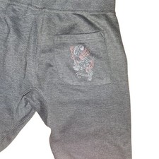 Lane Seven Gray Sweatpants Joggers Embroidered Tiger Logo Athletic Pants L E48 Fitwear (Fitness Clothing) price