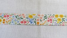 Cotton Bias binding- flowers, handmade, 25mm, price per metre Bindings price