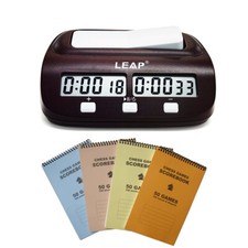Professional Tournament Leap Chess Timer Clock Chess Score Book Record Note Book Chess price