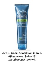 Avon Care Men Sensitive 2 in 1 Aftershave Balm & Moisturiser 100ml After Shave Care price