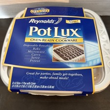 Reynolds Pot Lux Oven-Ready Cookware Reusable 3 QT Casserole 10 Inch VTG  NOS US Gas Stove & Lux price