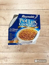 Reynolds Pot Lux Oven-Ready Cookware Reusable 1.5 QT Casserole 8.24 Inch New Gas Stove & Lux price