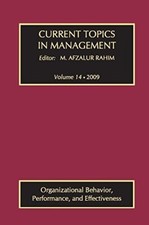 Current Topics in Management: Volume 14, Organi, Rahim.. Current - General Topics price