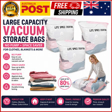No‑pump Vacuum Storage Bags - Press & Seal,Reusable Space Saving Compression Bag Storage Bag price