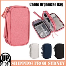 Travel Electronic Accessories Cable Organizer Bag Case USB Charger Storage Pouch Storage Bag price