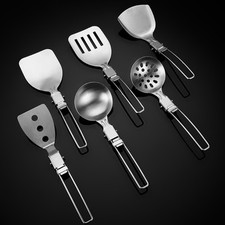6× Camping Kitchen Utensil Set Portable Travel BBQ Picnic RV Cooking Essentials Camping Kitchen price