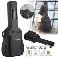 41"Guitar Bag Padded Gig Bag Double Straps Backpack Soft Black Case Acoustic Musical Instrument Case & Bag price