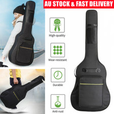 41Inch Guitar Gig Bag Padded Case Backpack Double Straps Soft Black Acoustic AU Musical Instrument Case & Bag price