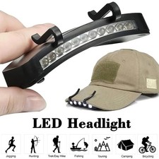Super Bright LED Headlamp Clip On Cap Hat Torch for Outdoor Fishing Camping Hunt Headlamp price
