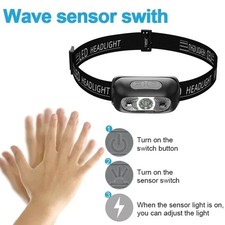 Motion Sensor Head Torch Headlight Rechargeable Waterproof COB Night Headlamp Headlamp price