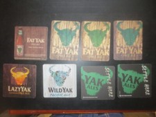 set of 8 MATILDA BAY Brewery " YAK ALES '  BEER Coasters ALES price
