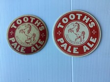 2 Different .Tooths Brewery ,Pale  Ale , collectable COASTERS issued 2015 & 2016 ALES price