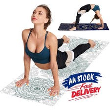 Non Slip Yoga Mat Towel Portable Printed Sweat Absorbing Fitness Use 185x63cm Mat price