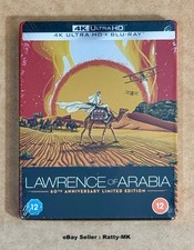LAWRENCE OF ARABIA - UK EXCLUSIVE 60th ANNIVERSARY 4K + BLU RAY STEELBOOK - NEW Modern Turkish History price