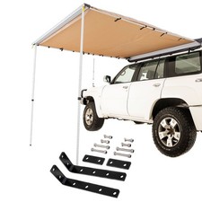 Adventure Kings Side Awning 2x3m for all vehicles+ Awning Mounting Brackets Pair Adventure price