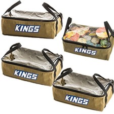 4x Adventure Kings Clear Top Canvas Bag(15Liter) Heavy-duty Fits Kings Drawers Adventure price