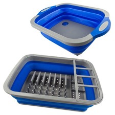 Adventure Kings Caravan Camping Collapsible Sink + Dish Rack Drainer Wash Tub Adventure price
