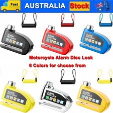Alarm Motorbike Disc Lock Brake Scooter Motorcycle Cycle Bike Security Safety AU Motorcycle Lock & Alarm price