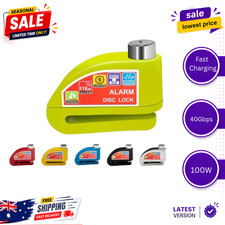 Motorbike Alarm Disc Lock Motorcycle Lock 110db w/ Reminder Cable Electric Lock Motorcycle Lock & Alarm price