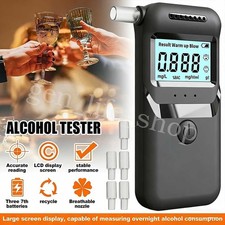 Police LCD Digital Breath Alcohol Analyzer Tester Breathalyzer Test Detector Detector price
