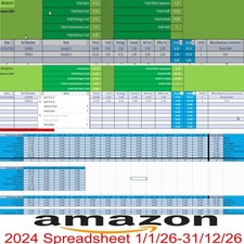 2026 Amazon Accounting Spreadsheet Business Software Include your email in order Accounting Software price