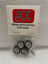 9x15 1/43rd scale Tyres With Wheels ACE Model Cars Jongbloed Gold Style #20 axle Tyres price