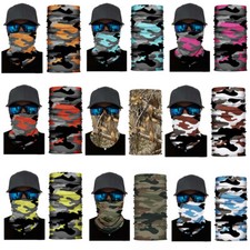 Hunting Face Shield Tube Mask Bandana Neck Scarf Headwear Mask Camo Nature Bush Face Shield & Mask price