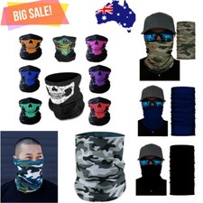 Bandana Head Scarf Face mask Shield Neck Tube Headwear Fishing Neck Gaiter AU Face Shield & Mask price
