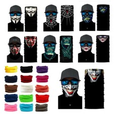3D Skull Head Bandana Face Shield Mask Fishing Headwear Biker Neck Tube Scarf Face Shield & Mask price