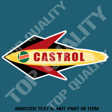 VINTAGE CASTROL DECAL STICKER SUIT MOTOR OIL MOTOR MOTORCYCLE DECALS STICKERS Motorcycle Motor Oil price
