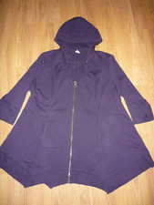 Women's Oversized  Loose Hooded Zippered Coat Tie Collar  Jacket Unbranded Women's Coat price