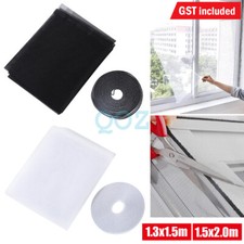 Insect Fly Mosquito Cover Screen Window Netting Mesh Kit Wasp Net Curtain AU Bug Curtain Set price