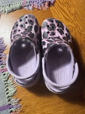 Size 12 Toddler Crocs Girls' Classic Animal Cutie Clogs Purple Girls' Classic Shoes price