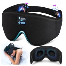 Wireless Bluetooth 5.0 Mask Stereo Eye Masks Headphones Earphone Sleep Music AUS Unisex Headphones price
