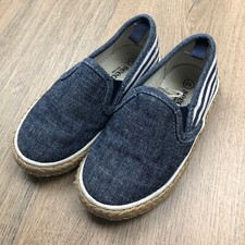 Seed Heritage Boys Shoes Eu 25 Canvas Espadrilles Blue White Casual Slip On Boys' Boat Shoes price