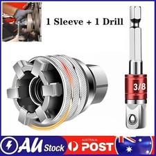Multi-Function Universal Socket Wrench Set 3/8" Drive Socket Adapter Tool AU Socket Set price